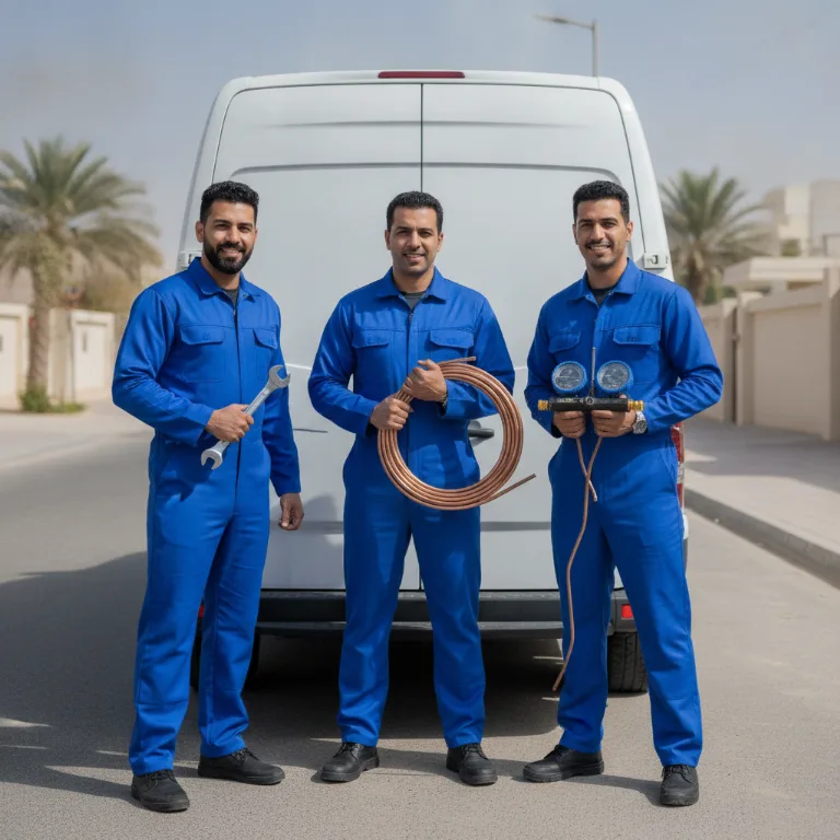 تكييف وتدفئة فريق في مرسى دبي